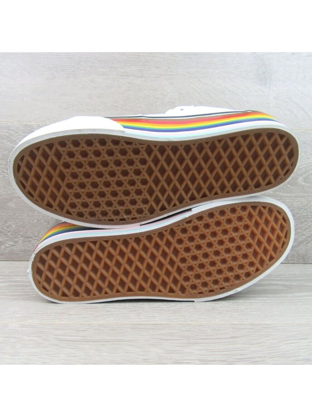 Vans SK8-HI Tapered Rainbow Pride Shoes Womens Size 7.5 NEW - Picture 13 of 15